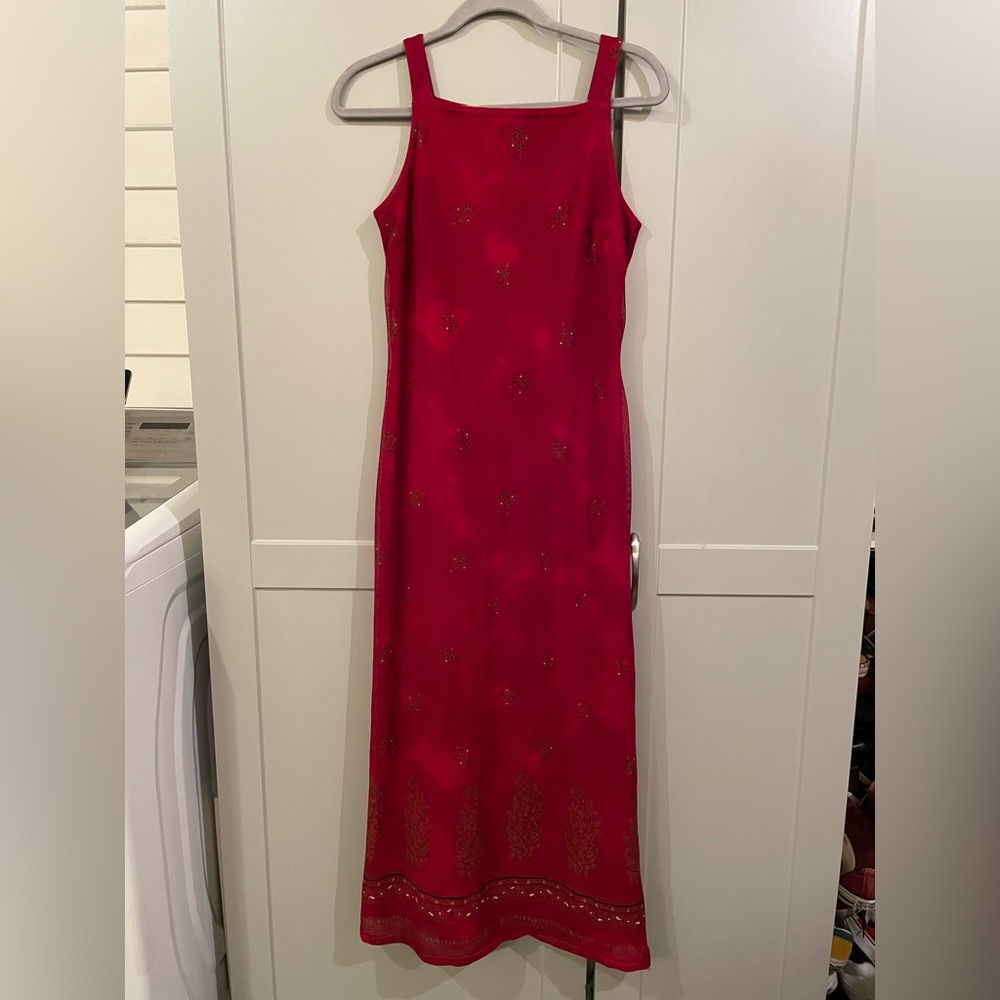 Vintage 90s mesh overlay dress vintage/juniors size 7/8